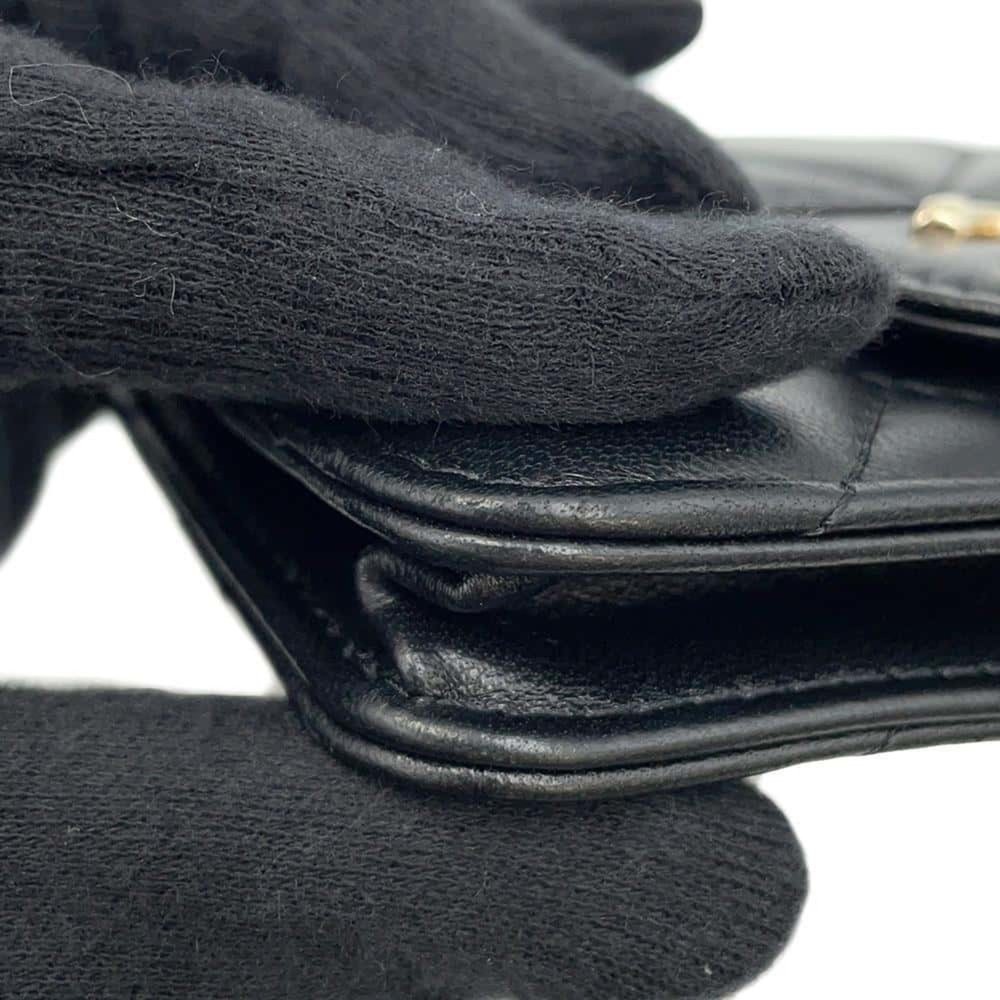 Chanel Belt Bag Matelasse Coco Mark Chain Pouch Lambskin CHANEL Waist Black - Picture 7 of 16